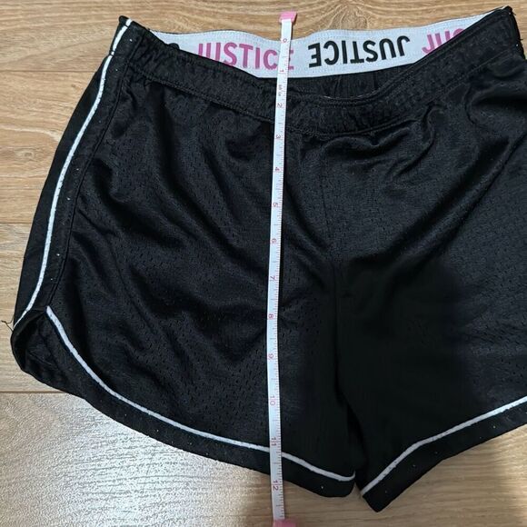 Justice black athletic shorts size 12 - Picture 4 of 5